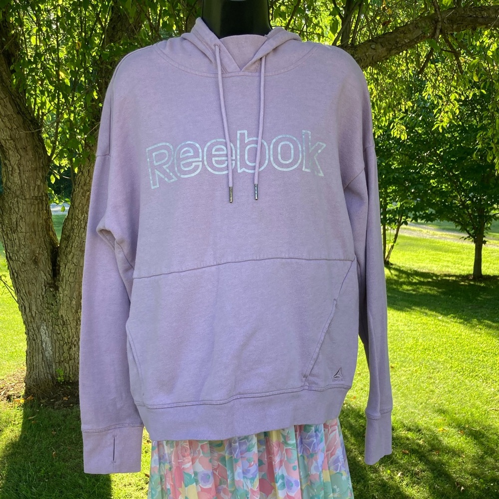 Purple Reebok Sweatshirt Reebok Hoodie Women’s sweat shirt size large